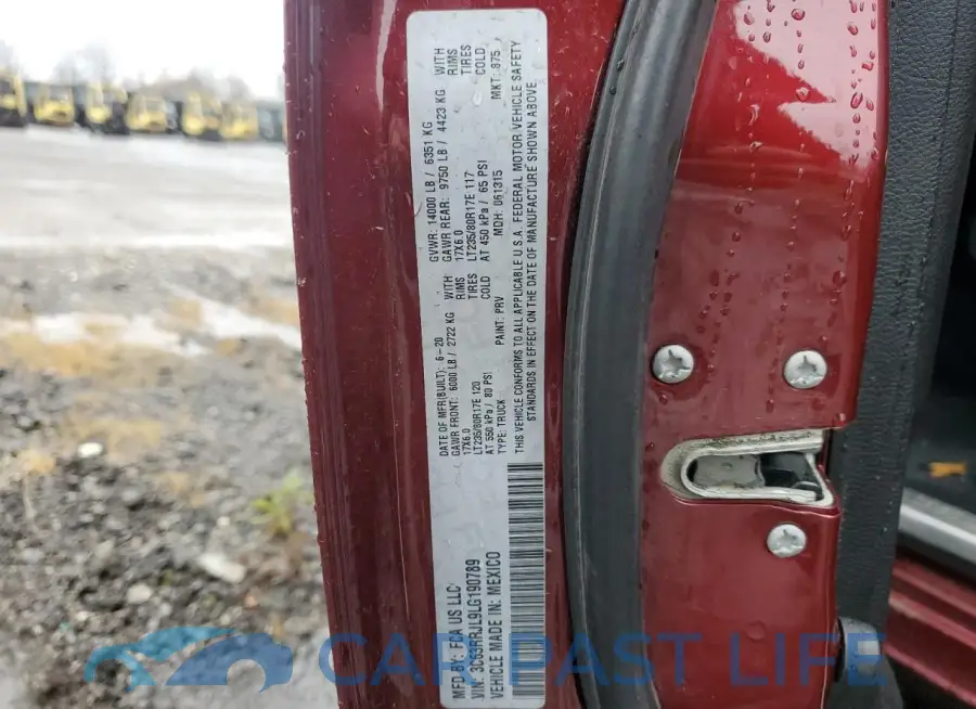 3C63RRJL9LG190789# 12
