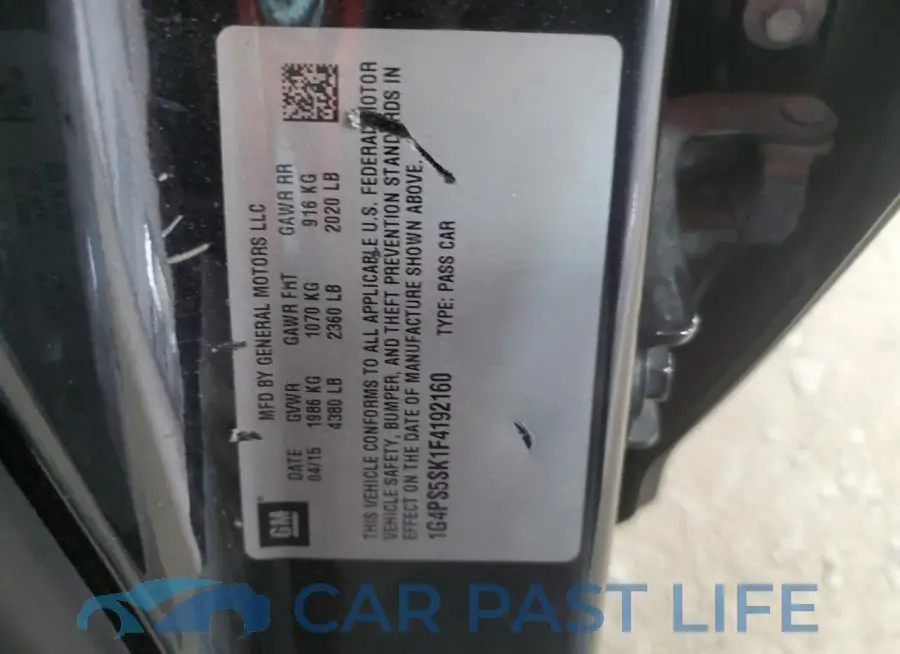 1G4PS5SK1F4192160# 12