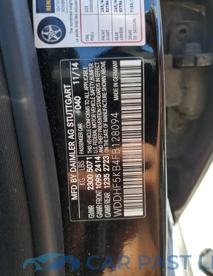 WDDHF5KB4FB128094# 12