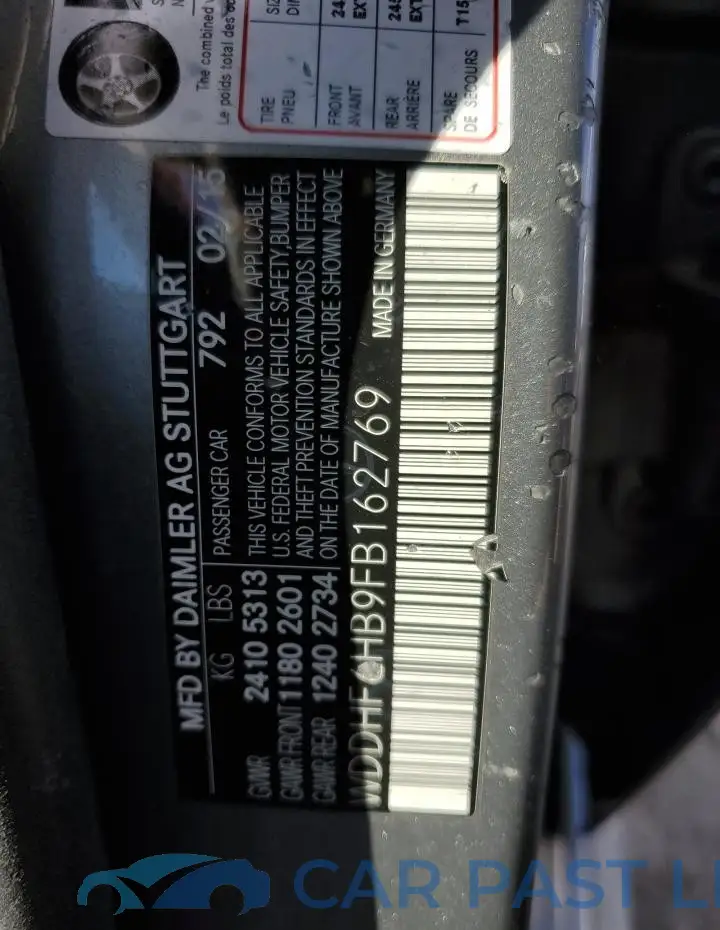 WDDHF6HB9FB162769# 12