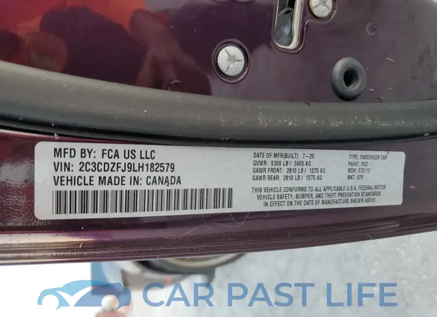 2C3CDZFJ9LH182579# 13