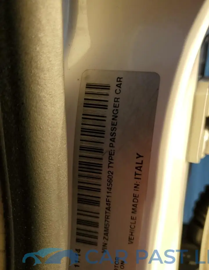 ZAM57RTA4F1145602# 13