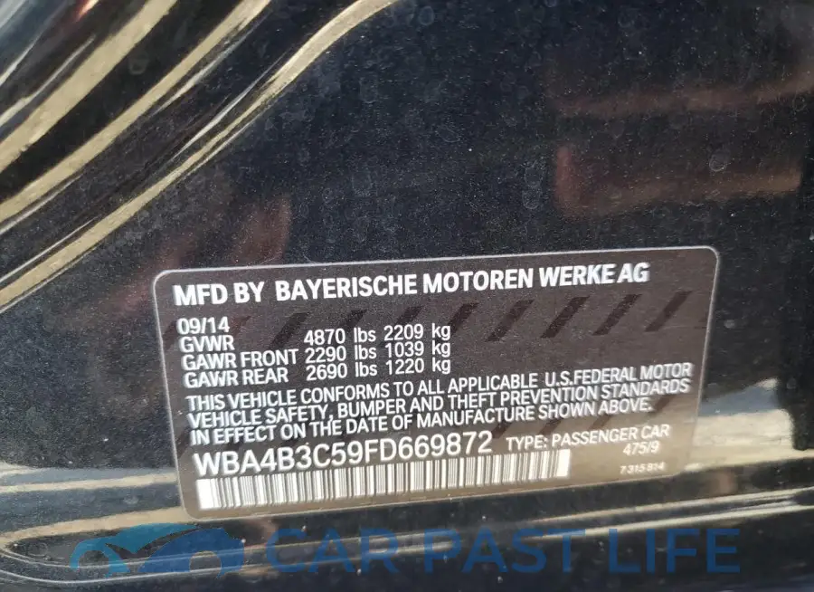 WBA4B3C59FD669872# 12