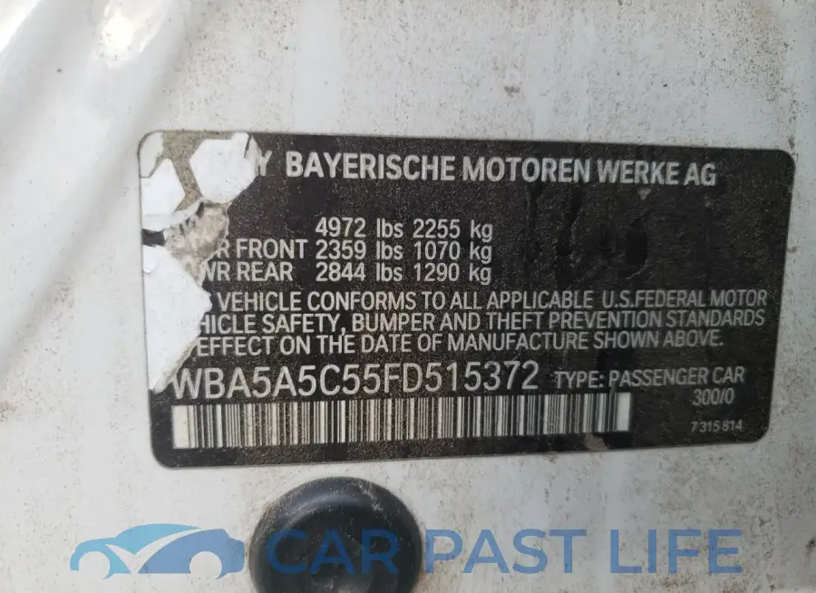 WBA5A5C55FD515372# 12