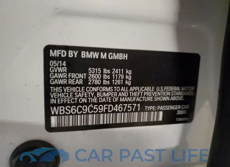 WBS6C9C59FD467571# 12