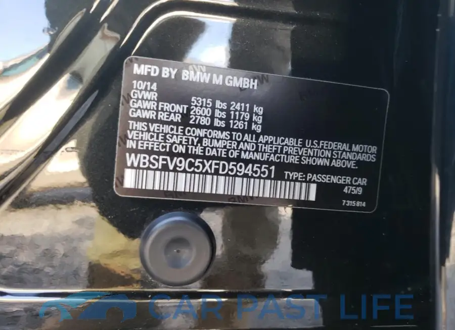 WBSFV9C5XFD594551# 12