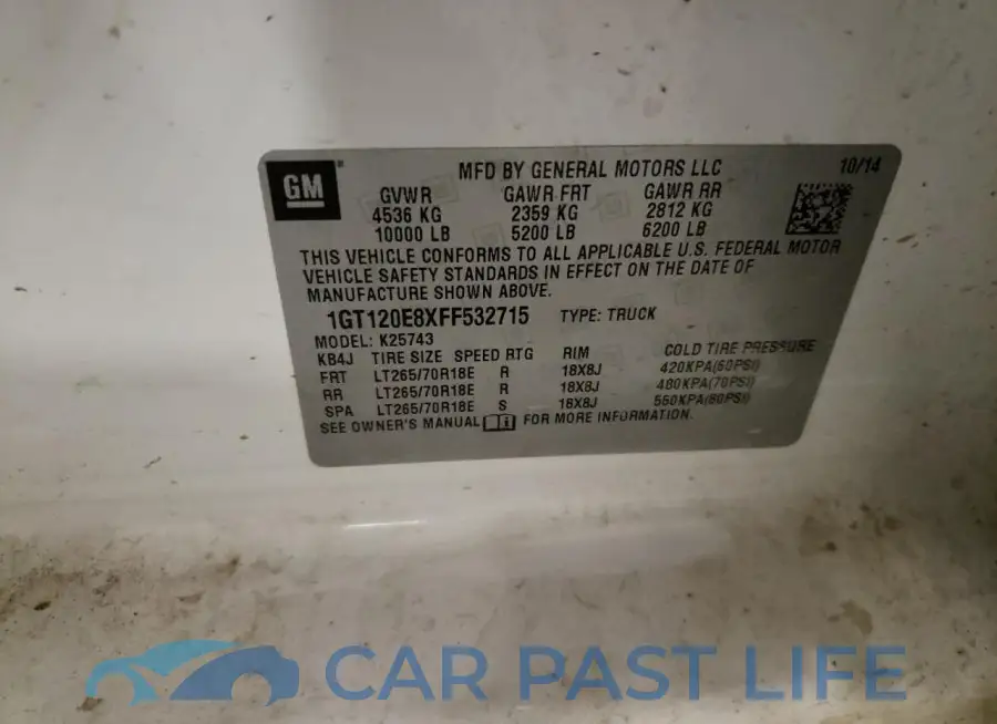 1GT120E8XFF532715# 12