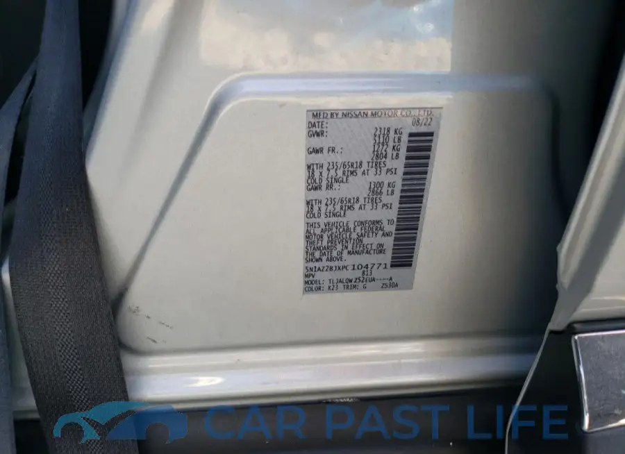 5N1AZ2BJXPC104771# 13