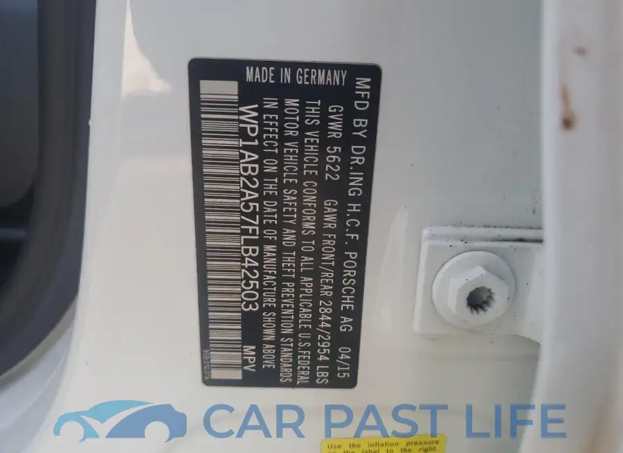 WP1AB2A57FLB42503# 14