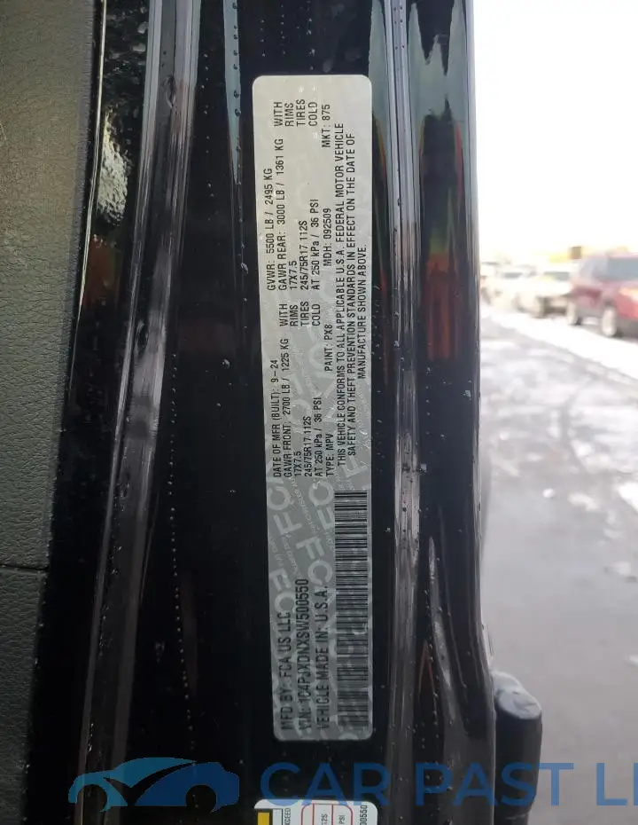 1C4PJXDNXSW500550# 13