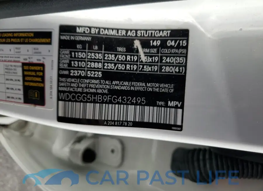 WDCGG5HB9FG432495# 14
