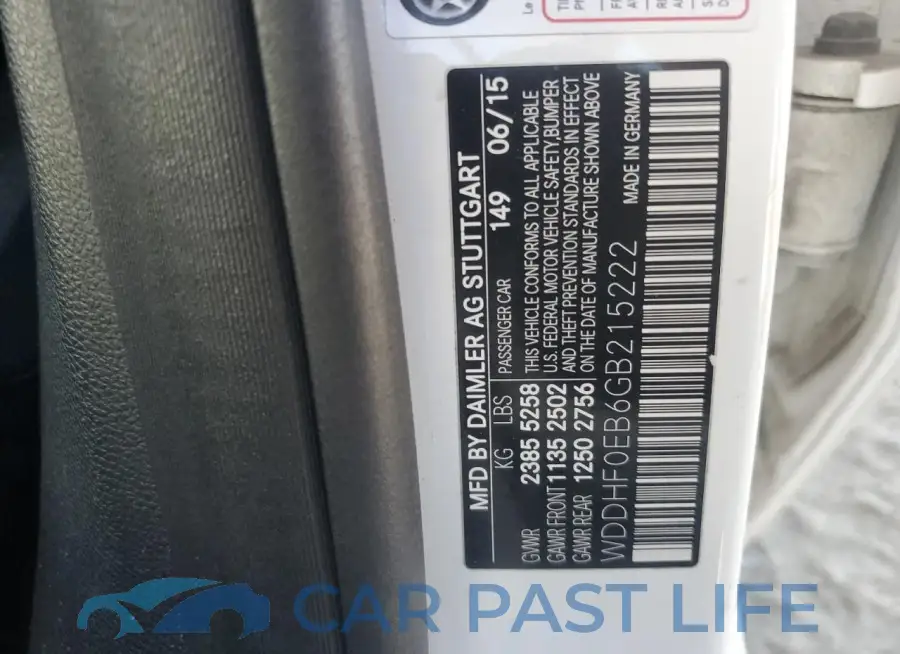 WDDHF0EB6GB215222# 12