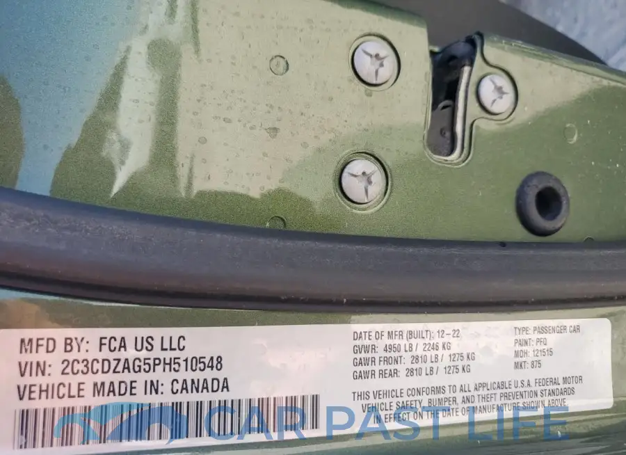 2C3CDZAG5PH510548# 12