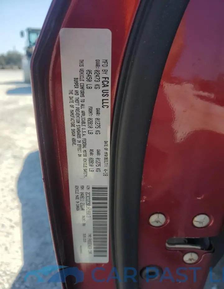 2C3CDZC92JH195813# 13