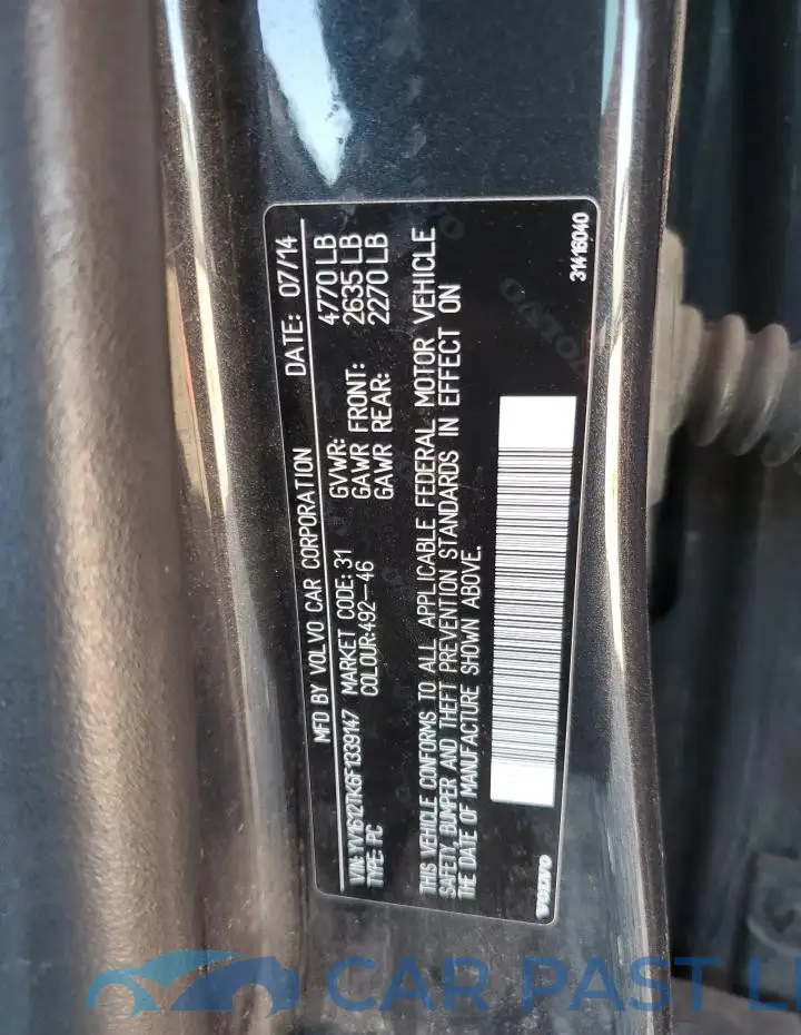 YV1612TK6F1339147# 12