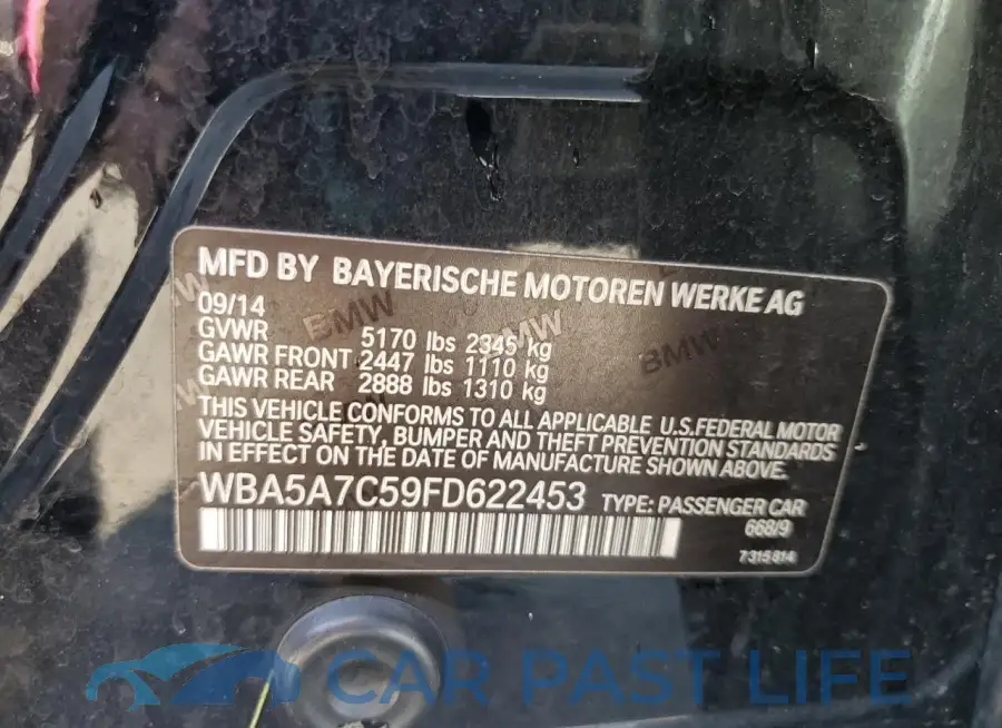 WBA5A7C59FD622453# 12