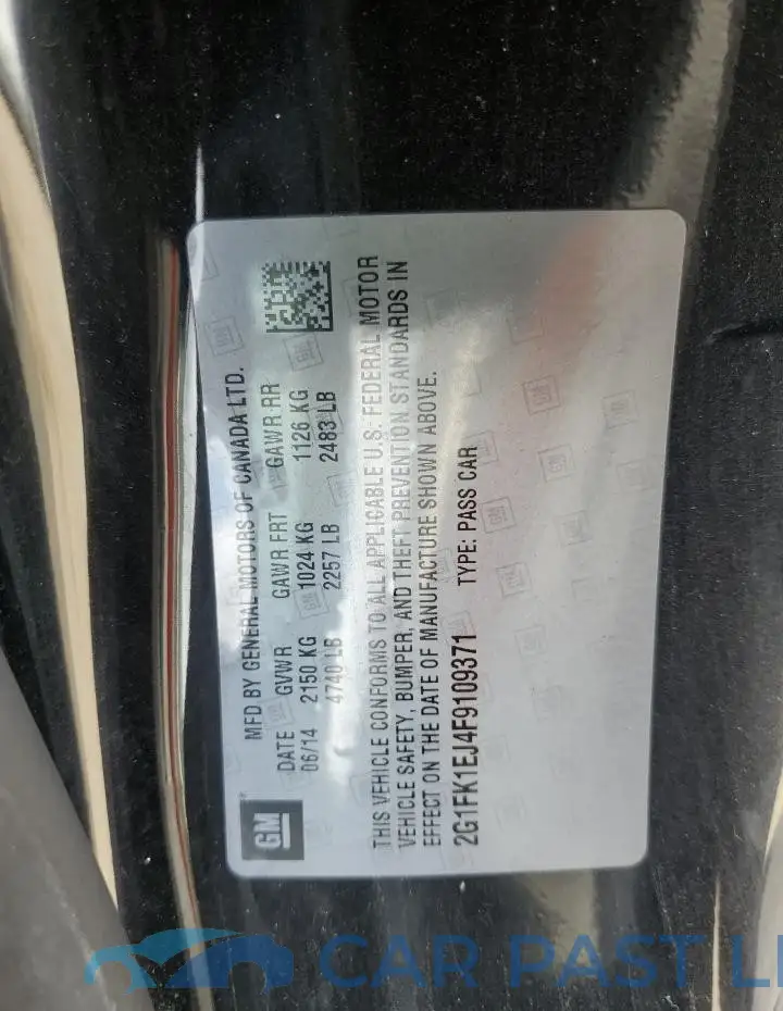 2G1FK1EJ4F9109371# 13
