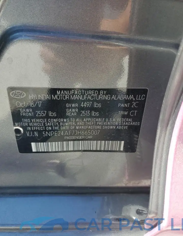 5NPE24AF7JH665007# 12