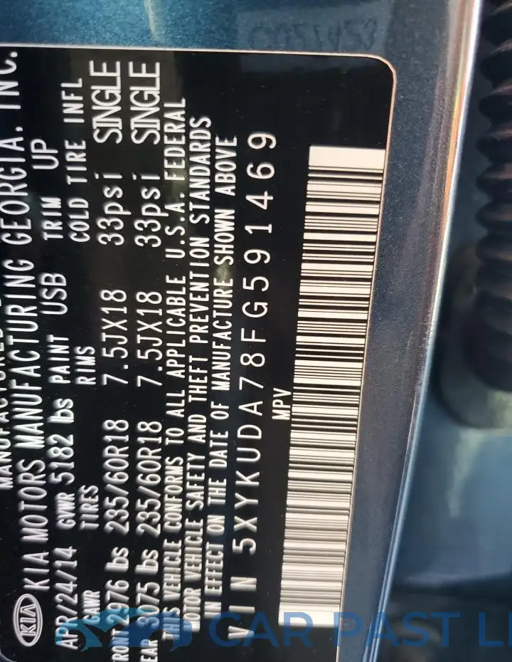 5XYKUDA78FG591469# 13