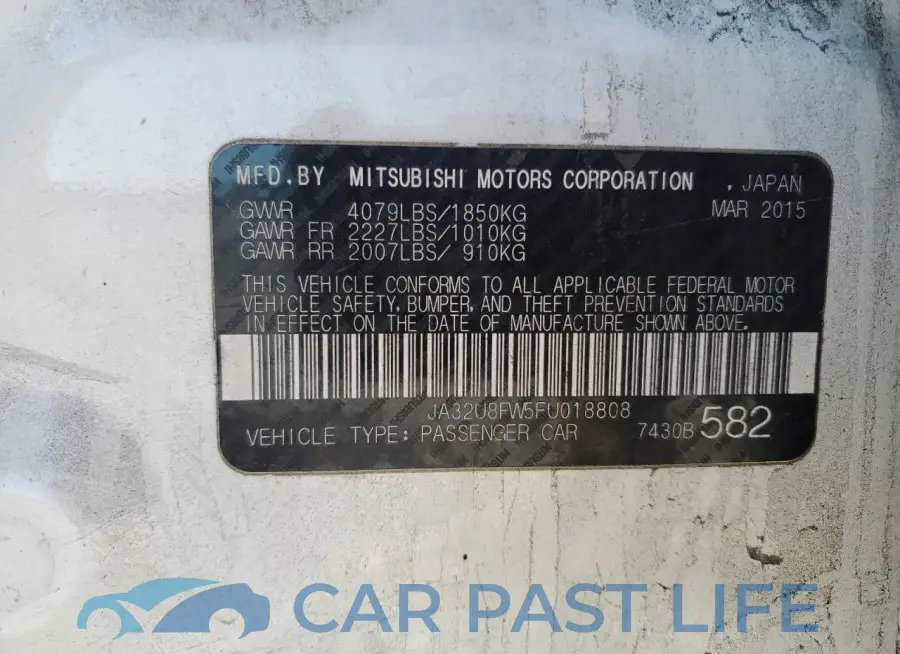 JA32U8FW5FU018808# 12