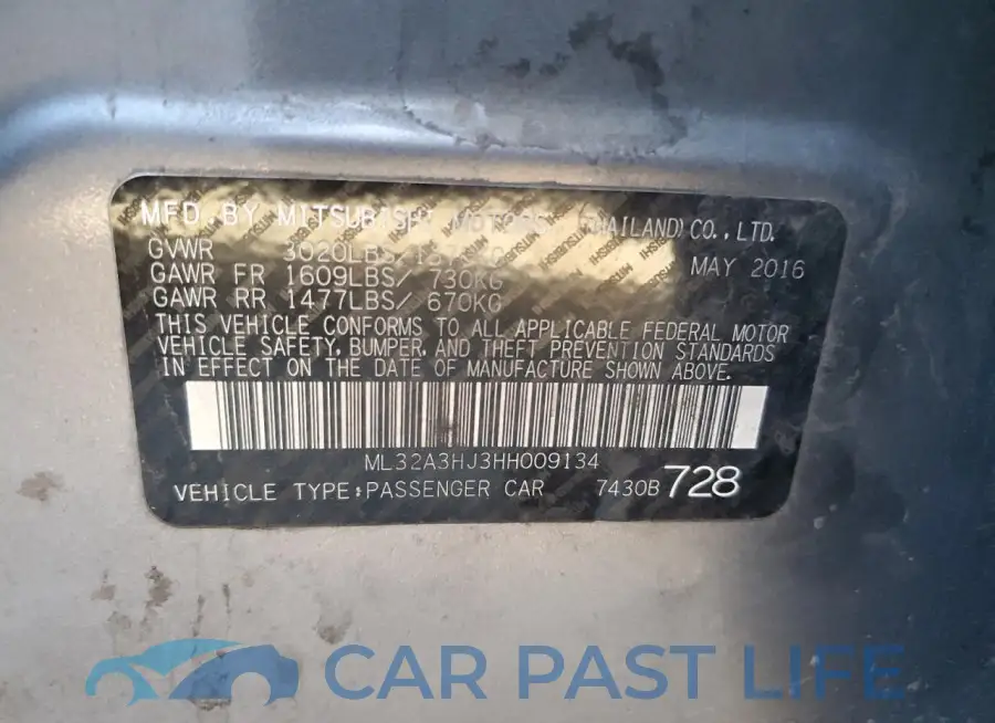 ML32A3HJ3HH009134# 12