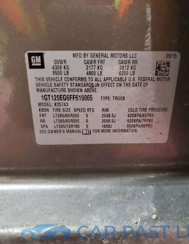 1GT120EG6FF619065# 13