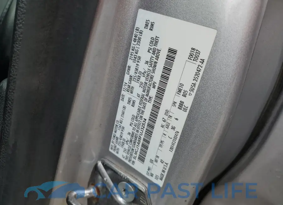 5LMCJ1A95FUJ32534# 13