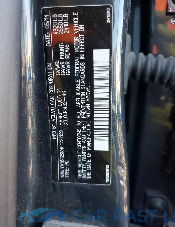 YV1612SK4F1221129# 13