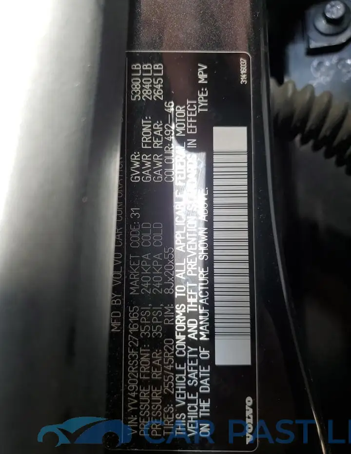 YV4902RS3F2716165# 13
