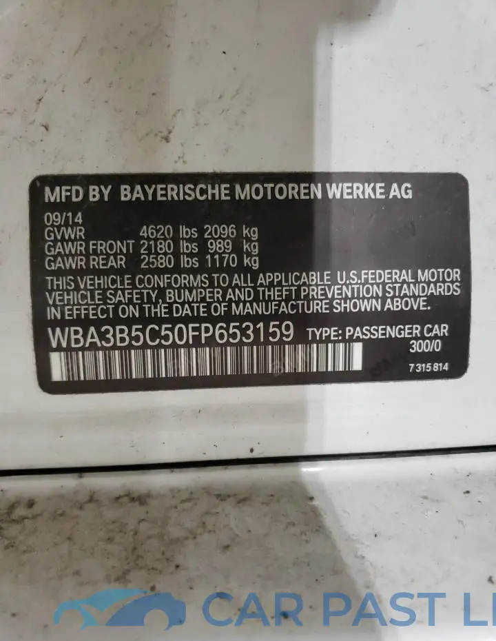WBA3B5C50FP653159# 12