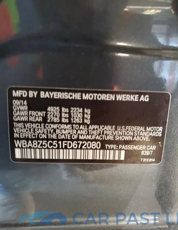 WBA8Z5C51FD672080# 12