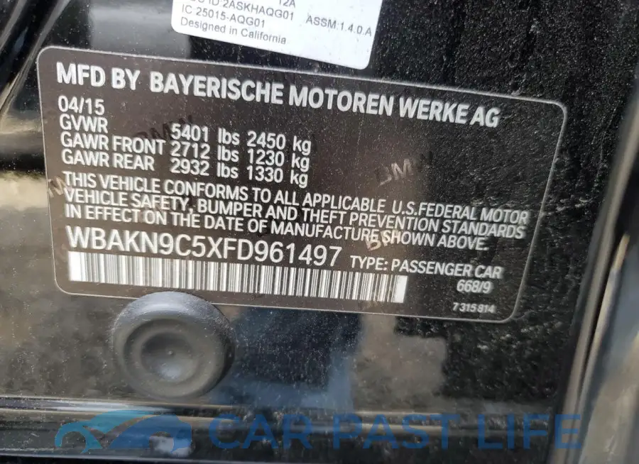 WBAKN9C5XFD961497# 13
