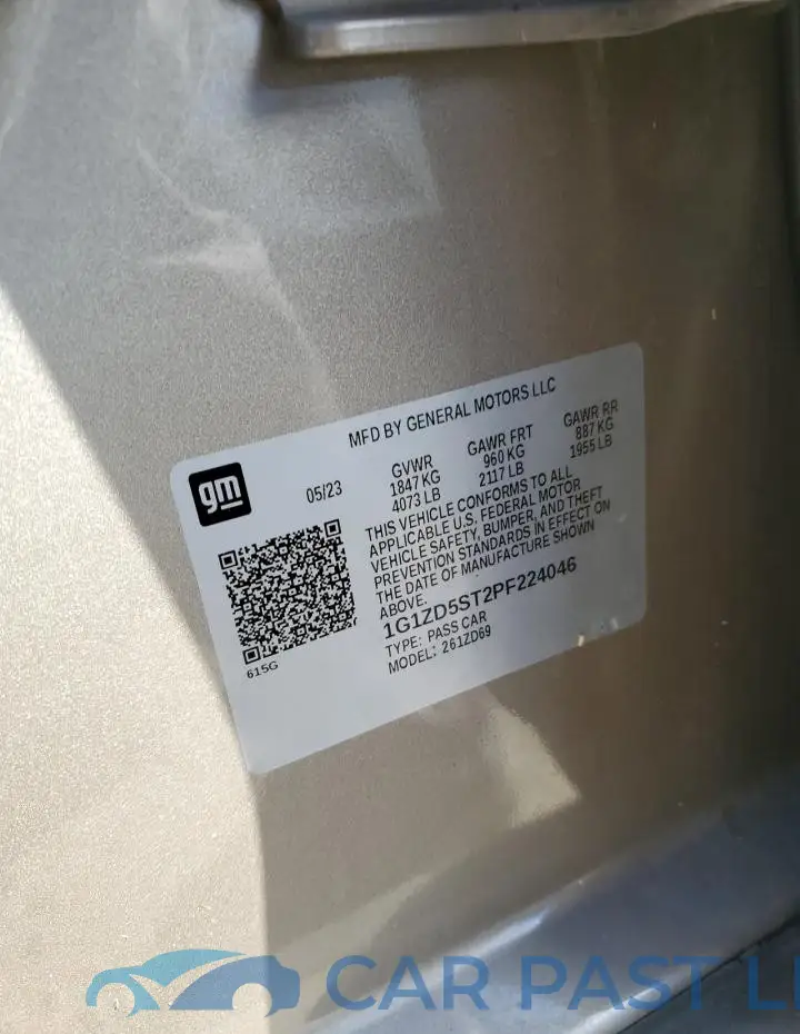 1G1ZD5ST2PF224046# 13