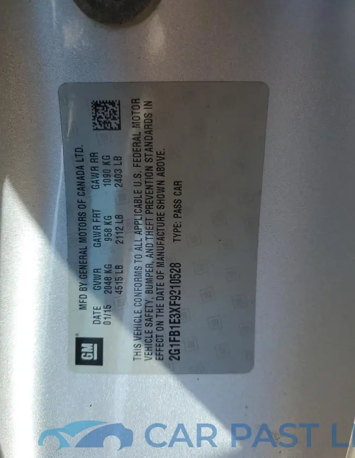 2G1FB1E3XF9210528# 12