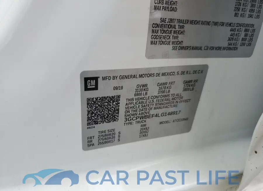 3GCPWBEF4LG148917# 12