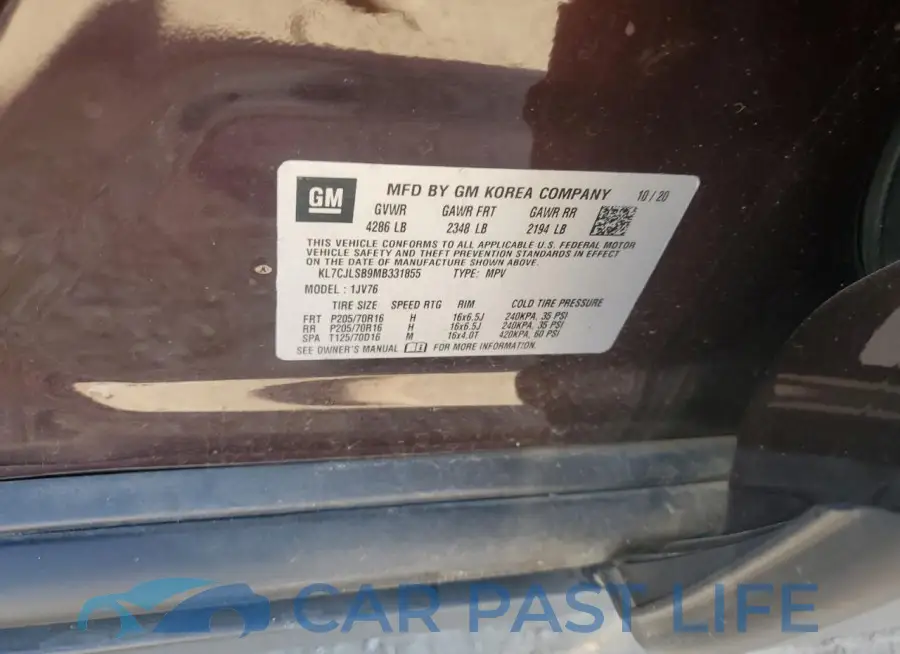 KL7CJLSB9MB331855# 13