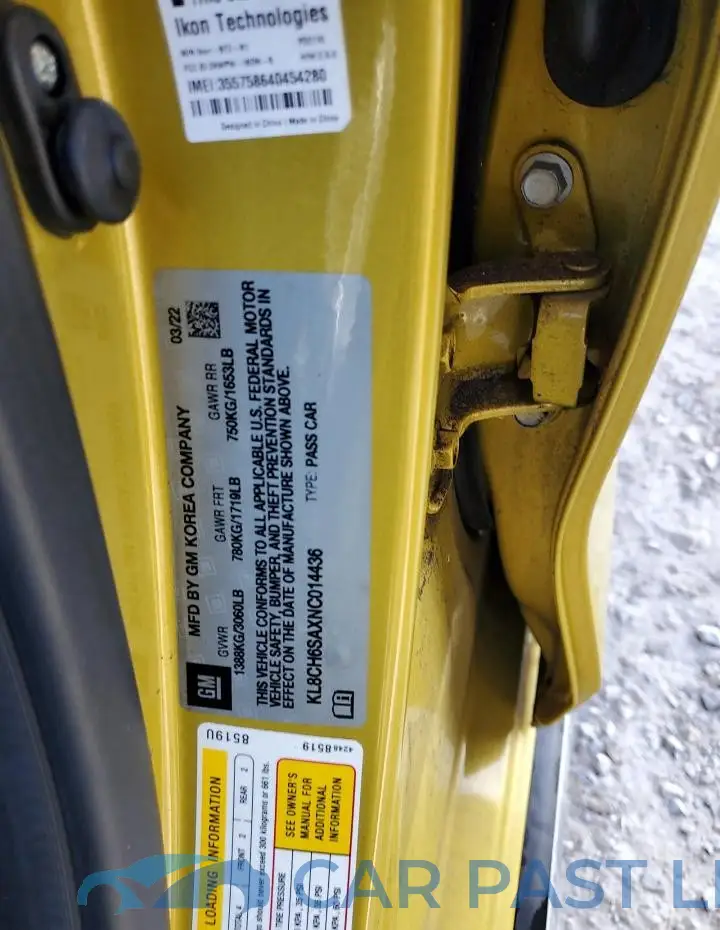 KL8CH6SAXNC014436# 13