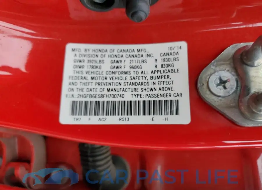 2HGFB6E58FH700740# 12