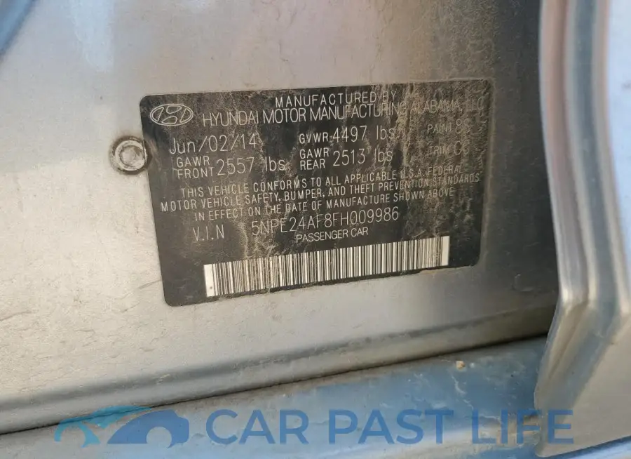 5NPE24AF8FH009986# 12