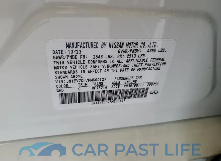 JN1EV7CP7RM600127# 12