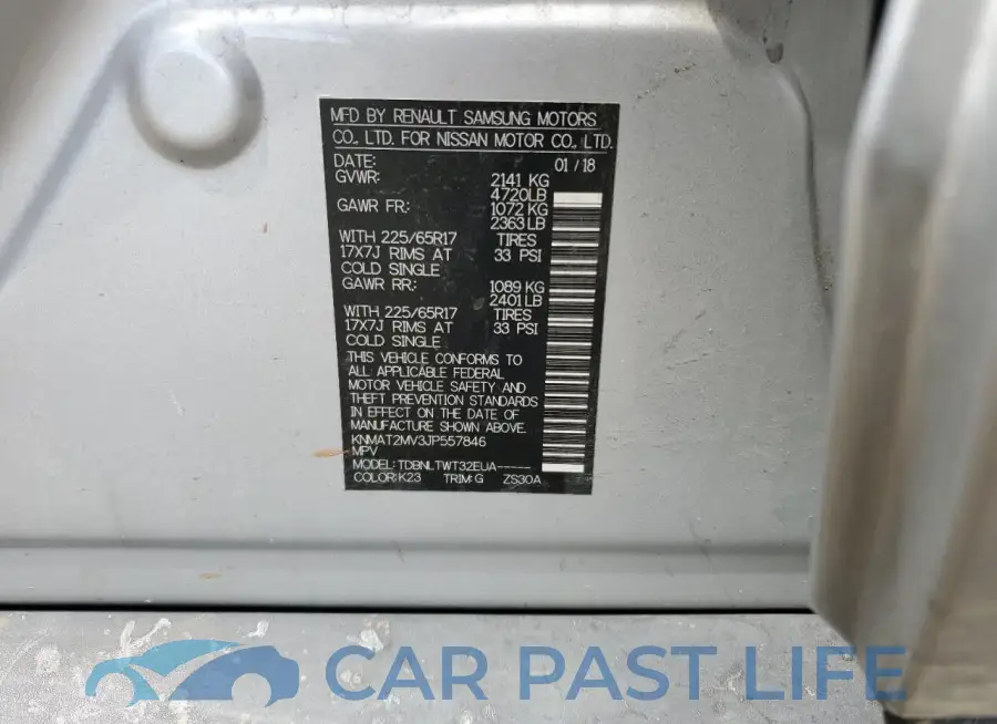 KNMAT2MV3JP557846# 13