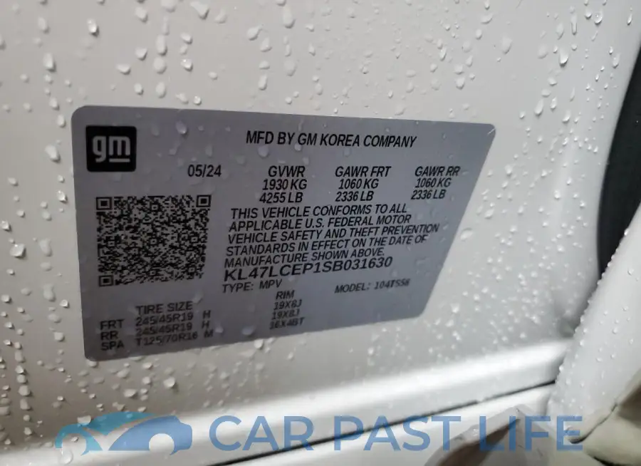 KL47LCEP1SB031630# 12