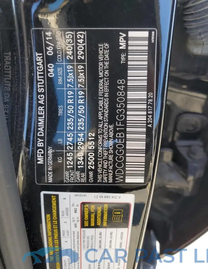 WDCGG0EB1FG350848# 14