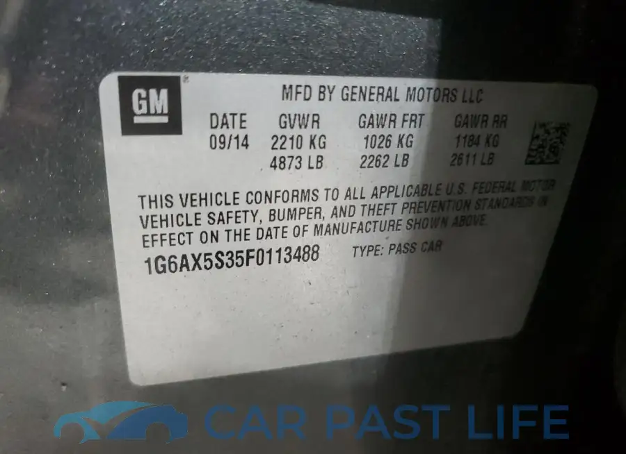 1G6AX5S35F0113488# 12