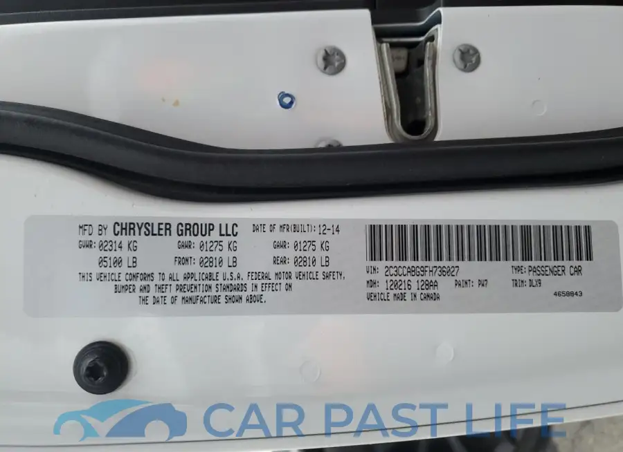 2C3CCABG9FH736027# 13