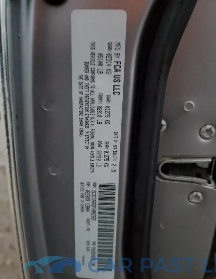 2C3CCABG9FH802365# 13