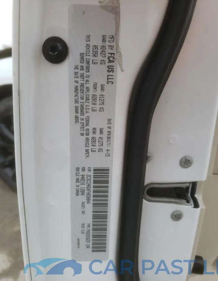 2C3CCARGXFH830844# 12