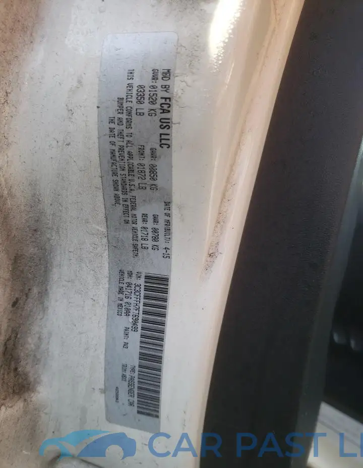 3C3CFFFH7FT690499# 12