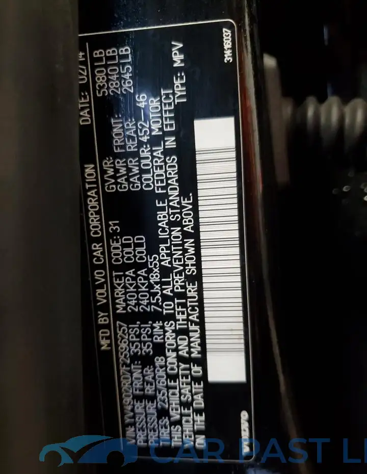 YV4902RD7F2596257# 13