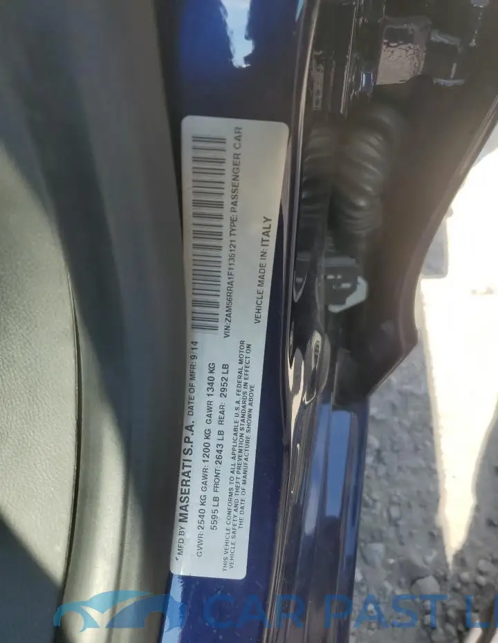 ZAM56RRA1F1135121# 12